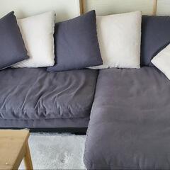 【現地引取・お譲り決定】ニトリ　L字ソファ　定価11万円くらい