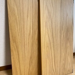 無印良品　ステンレスユニットシェルフ　追加棚　オーク