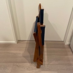 ニトリ　木製ローチェアの画像