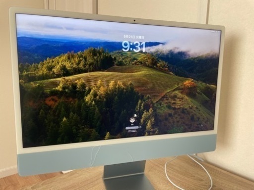 iMac （24インチ, M1, 2021）8GB / SSD 512GB, ブルー