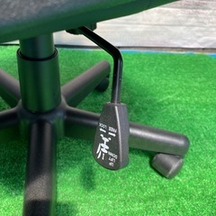 ⑤オフィスチェア　イス　高さ調節可　ブラック　しっかりしてますの画像