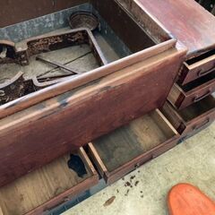 箪笥付き　囲炉裏　昭和レトロ　の画像