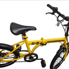 HUMMER 折り畳み自転車※タイヤパンク！