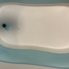 【折りたたみ可・湯温計機能付き】ベビーバスの画像