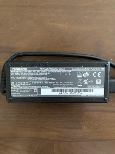 Panasonic 純正 ACアダプタ CF-AA64L2C M1