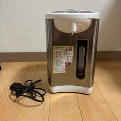 家電 キッチン家電 電気ポットの画像