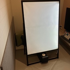 【取引中】屋外用LED看板　片面A看板　B1　重石付き