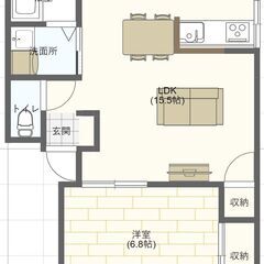 ⭐️初期費用0円/家賃5.9万円⭐️フルリノベーション1LDK 45㎡ 駐車場1台🍀鹿嶋市旭ヶ丘 - 不動産