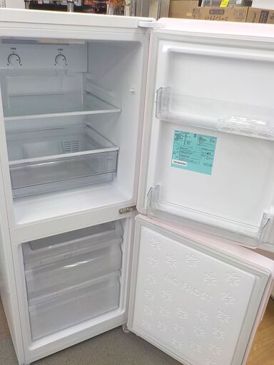 ② 西岡店 冷蔵庫 148L 2021年 2ドア ハイアール JR-NF148B ピンク 100Lクラス Haier