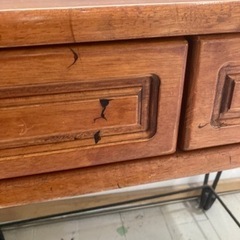 アンティーク　猫脚　机の画像