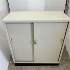 【D-193】キャビネット 書類棚 1台 鍵付き オフィス家具 ...