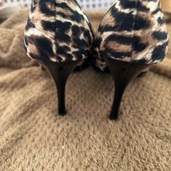 豹柄　パンプスの画像