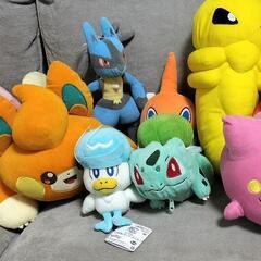 ポケモンぬいぐるみセットの画像