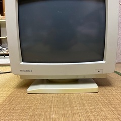 三菱電機　ブラウン管モニター　中古