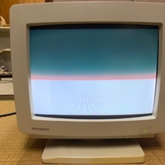 三菱電機　ブラウン管モニター　中古の画像
