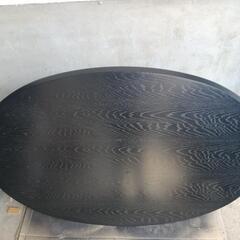 【美品】黒木目テーブル