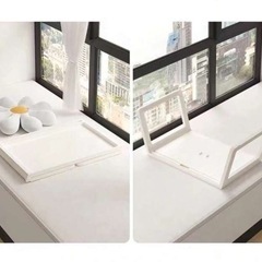 新品　折りたたみテーブル　ホワイトの画像