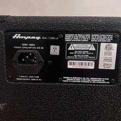【超美品】AMPEG BA-108 20W アンペグ ベースアンプの画像