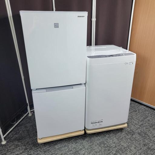 ‍♂️s売約済み‼️配送設置は無料‼️最新2021年製✨つけかえドア対応✨SHARP 家電セット