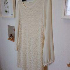 persodea レースたっぷりワンピースの画像