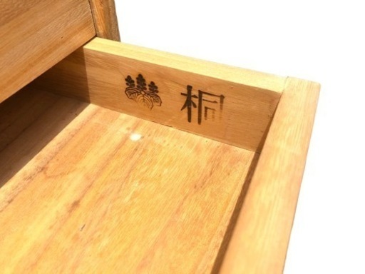 桐箪笥 和箪笥 和家具 8段箪笥 タンス チェスト 箪笥 昭和レトロ アンティーク 引き出し 整理箪笥 整理タンス 着物収納 現状品②