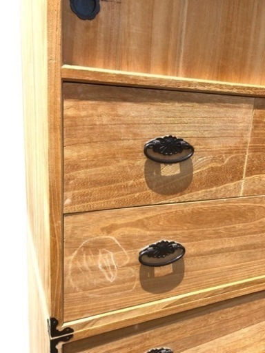 桐箪笥 3つセット売り 和箪笥 和家具 タンス チェスト 箪笥 昭和レトロ アンティーク 引き出し 整理箪笥 整理タンス 3段箪笥 着