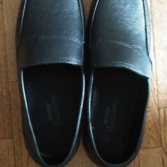 未使用25.5ローファー防水レインビジネスシューズ　メンズの画像