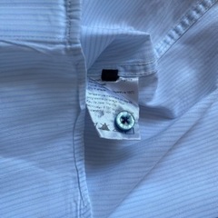 ワイシャツ　ボタンダウン　肩幅43 着丈70センチ　カフスで着用　両袖ボタン無し　服/ファッション シャツ メンズの画像