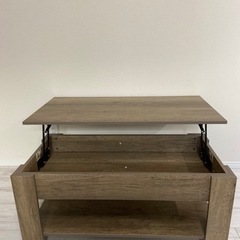 「新品」Yaheetechコーヒーテーブル 天板昇降式