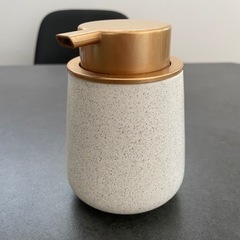 【美品】ソースディスペンサー/ハンドソープ/陶器/セラミック/泡...