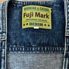 【Fuji Mark】ヴィンテージ 
アウトドア デニムベスト フィッシングベスト Mの画像