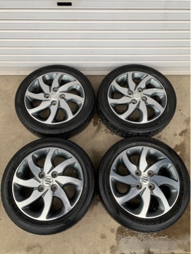 パレット　スズキ　純正アルミホイール　165/55R14