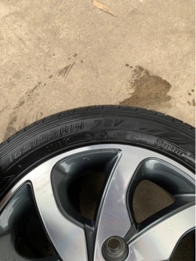 パレット　スズキ　純正アルミホイール　165/55R14
