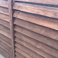 ルーバーラティス　ベランダガーデニングにいかがでしょうか？180×90　の画像