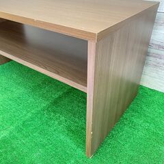 オフィステーブル　センターテーブル　ダークブラウン　幅1100×奥行550×高さ560mm の画像
