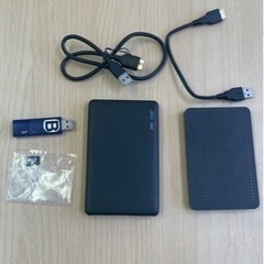 早い者勝ち　ハードディスク、USBメモリ、SDカードセット
