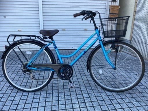 【26インチ自転車】美品❗️6段変速付　リヤタイヤ新品❗️スペアキーあり　若林自転車　膳所店　SALE中❗️
