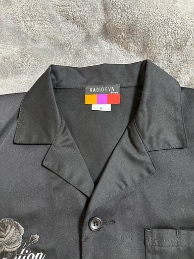 EVA-01 Flower Embroidery ENGINEER COAT (BLACK)