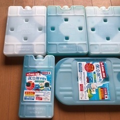 保冷剤5つセット‼︎ これからの季節にいかがでしょうか？アウトドア、バーベキュー、BBQの画像