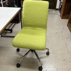 k2406-653　ワークデスク イスセット バラ売り不可 ② グリーン キズ・汚れあり 中古の画像