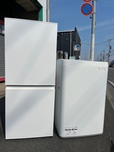 福岡市配送設置無料　21年製　冷蔵庫、洗濯機セット