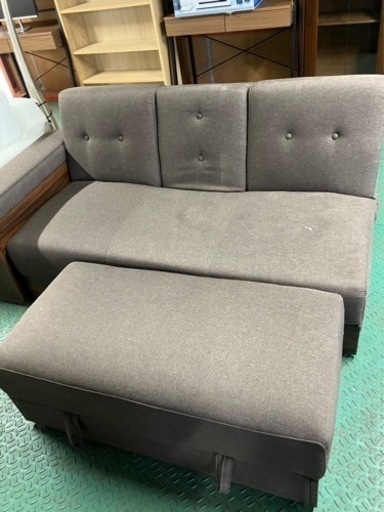 家具 ソファ 3人掛けソファ　グレー