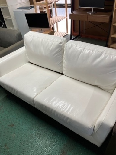 家具 ソファ 3人掛け？2人掛け？ソファ　白