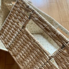 2個セット　収納かごの画像