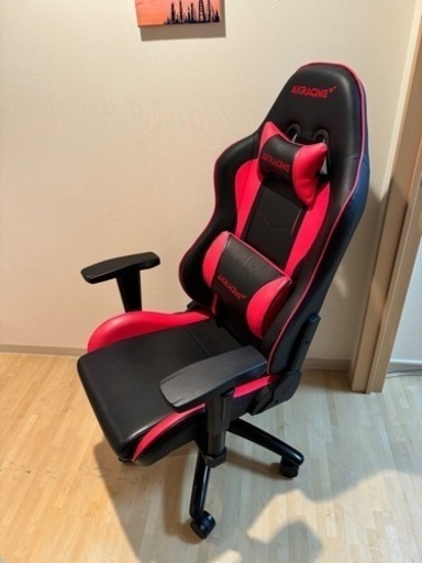 AK RACING ゲーミングチェア　レッド