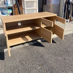 A-696　✿テレビボード　ベージュ　美品　収納チェストの画像