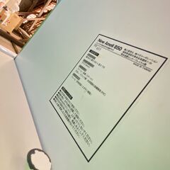 パソコンデスク　ネイルデスク　引き出し付き　ガラス天板　白の画像