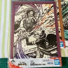 ワンピース1番くじポスター５種の画像