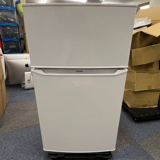 【稼動品】Haire ハイアール ノンフロン冷凍冷蔵庫 JR-N85E ホワイト 家庭用家電 冷蔵庫 2023年製 85L 2ドア