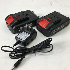 ONE STEP 充電式バッテリー 2点セット 21V 電動工具...